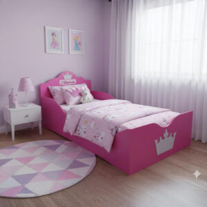 Jemma Crown Princess Kids Bed - Royal Dreams for Little Royals!