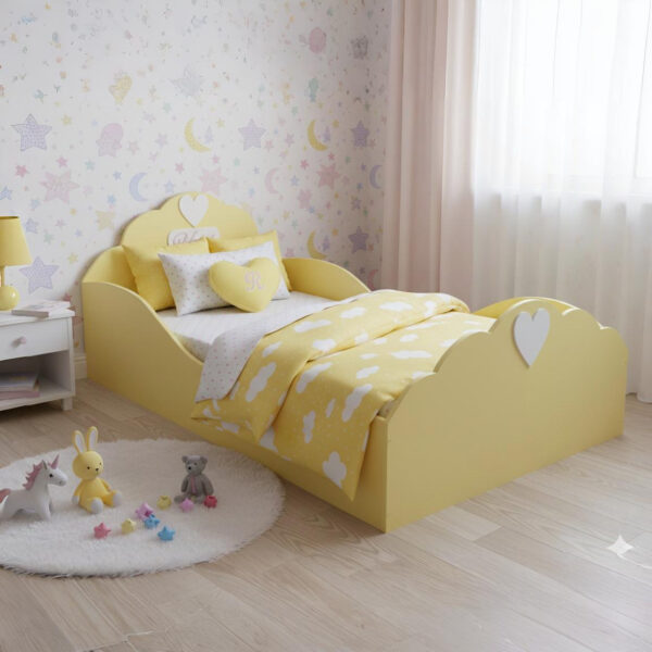 Princess Heart Dream Kids Bed - Royal Comfort for Little Princesses - Image 2