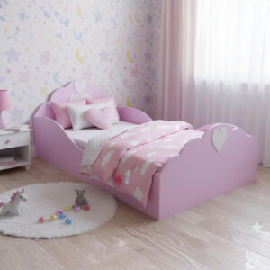Princess Heart Dream Kids Bed - Royal Comfort for Little Princesses